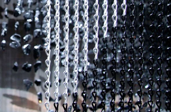 Kriska Decor Aluminiumketten schwarz eloxiert
