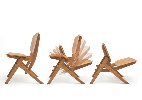 'chairEasychair' by Amsterdam-based designer Jair Straschnow, part of his 'Grassworks' collection, 2009