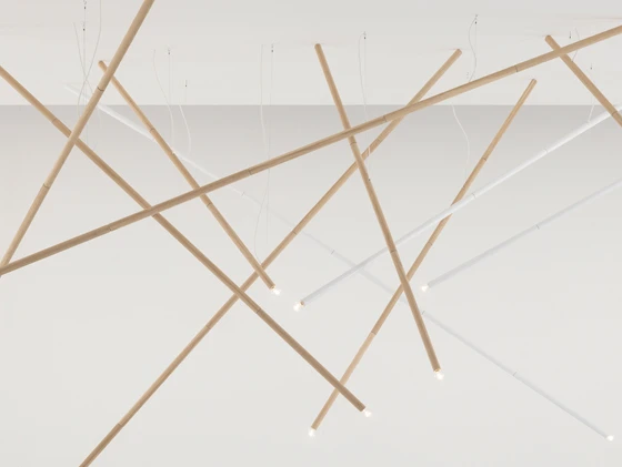 'Not Bamboo' lights by GamFratesi, 2009