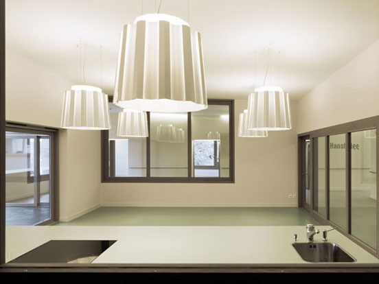 Lighting for an institutional building by Jörg Boner and Christian Deuber