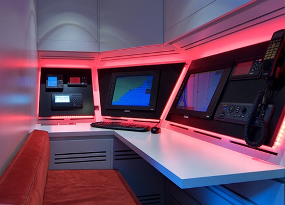 Wally 130, Kontrollinstrumente, Foto © Wally