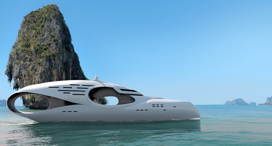 Schopfer Motoryacht Infineo, Visualisierung © Schopfer Yachts
