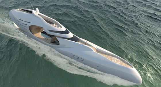 Schopfer Motoryacht Infineo, Visualisierung © Schopfer Yachts