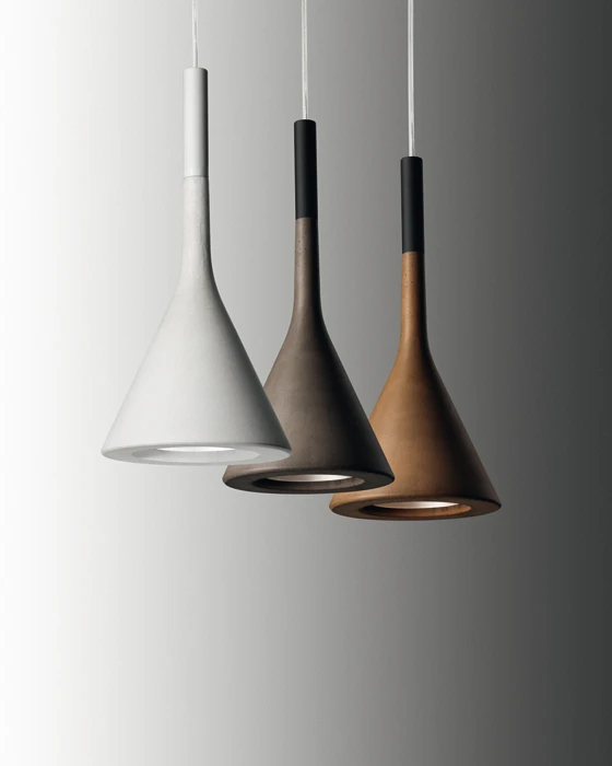 'Aplomb' concrete pendant lamps by LucidiPevere for Foscarini