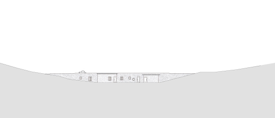 Aloni House, Antiparos island, elevation, architecture: decaArchitecture, © decaArchitecture