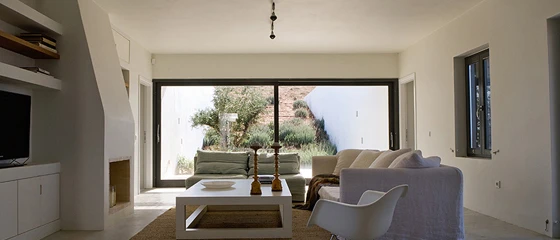 Interior of Aloni House, Antiparos island, architecture: decaArchitecture, © decaArchitecture
