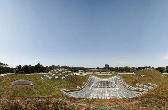 Californian Academy of Sciences, view of roof, photographer: Mc Neal Jon © Rpbw, Renzo Piano Building Workshop
