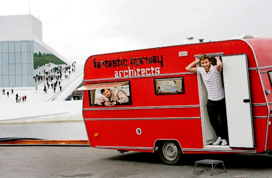 'Fantastic Caravan' project in Oslo by Fantastic Norway; photo Dagbladet
