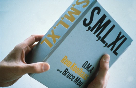 Cover of 'S,M,L,XL' by OMA, published by Monacelli Press (New York, 1995)