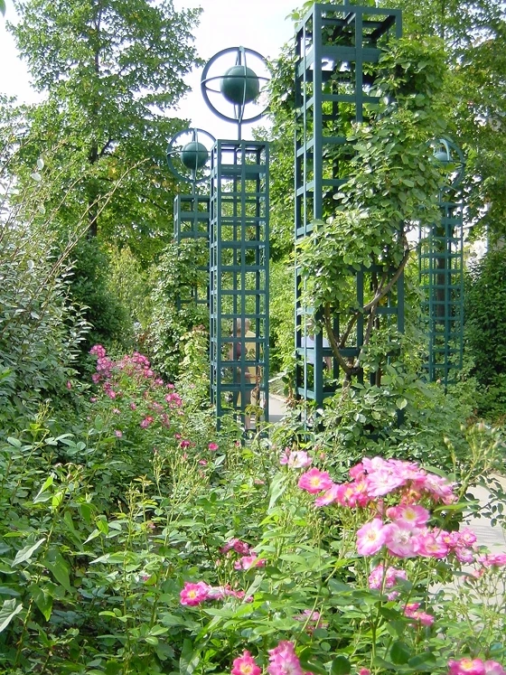 Unlike the High Line, heavy planting is the name of the game in Paris, keeping the immediate, at times resolutely contemporary, architectural context at arm's length