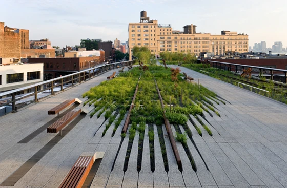 The Friends of the High Line lobbied hard for the viaduct to be rescued from the clutches of private developers' hands; photo Irwan Baan © 2009