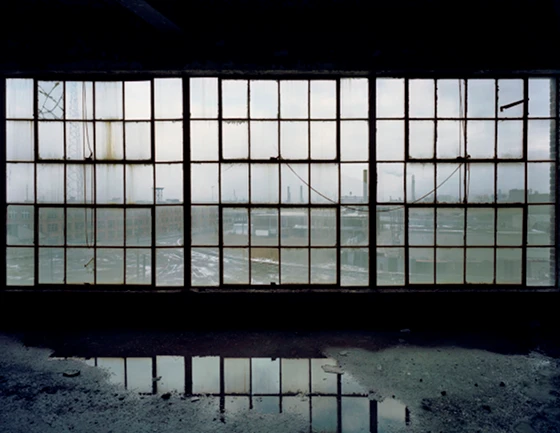 Designed by Albert Kahn for the Murray Manufacturing Company and completed in 1925, the Russell Industrial Center, Detroit, has been used to manufacture car parts and ammunitions, and now is home to a number of artists; photo Sean Hemmerle, February 2009