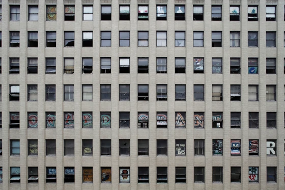 Detroit's 14-storey Lafayette Building, completed in 1924, became one of downtown's most desirable addresses by the 1930s. It was demolished in February 2010; photo Sean Hemmerle