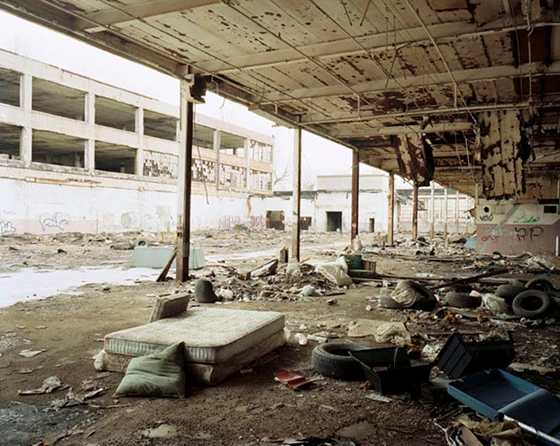 Detroit's former Packard Automobile Manufacturing Plant; photo Sean Hemmerle, March 2008