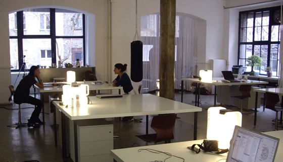 Co-working space BCN Berlin provides free working agents with a place to drop in and power up. Free thinking also allowed.