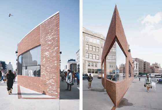 Spectacularly acute angles: Yohji Yamamoto Gansevoort Street Store, New York