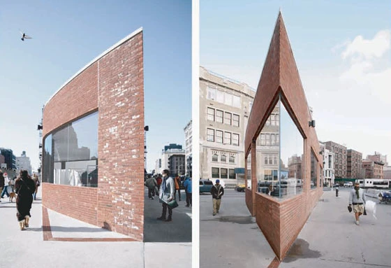 Spectacularly acute angles: Yohji Yamamoto Gansevoort Street Store, New York