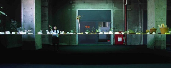 "Table" installation by Junya ishigami, Tokyo 2005