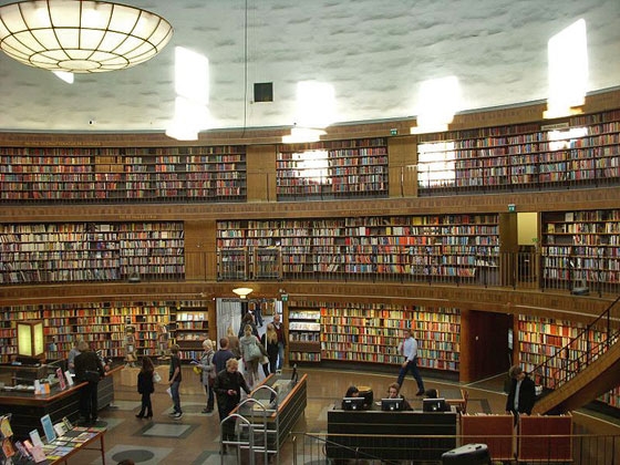 Stadsbiblioteket Stockholm by Gunnar Asplund, 1928