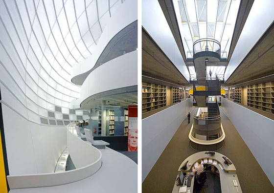 Philological Library, FU Berlin by Norman Foster; photo © Reinhard Görner