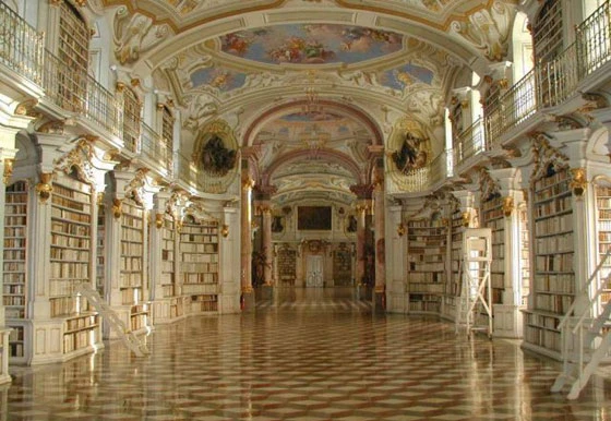 Library of the Benedictine monastery Admont, baroque era