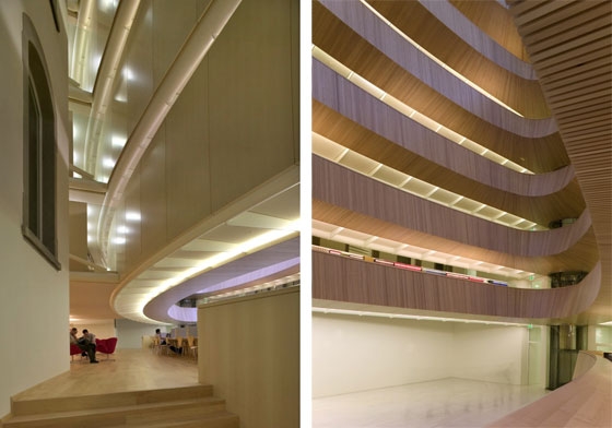 Library of University of Zurich, Faculty of Law by Santiago Calatrava, 2005 © Ralph Richter/archenova