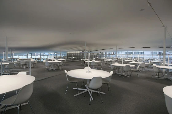 Cafeteria dRolex Learning Centers, Ecole Polytechnique Fédérale de Lausanne by Sanaa