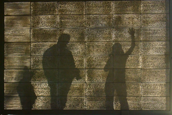 Transparent concrete elements by Licatron. Light conductors are woven into the concrete