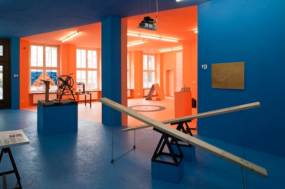 London studio Oscar & Ewan's interpretation of the evolving 'Art of Conversation' exhibition brief; photo by Nikolai Wolff
