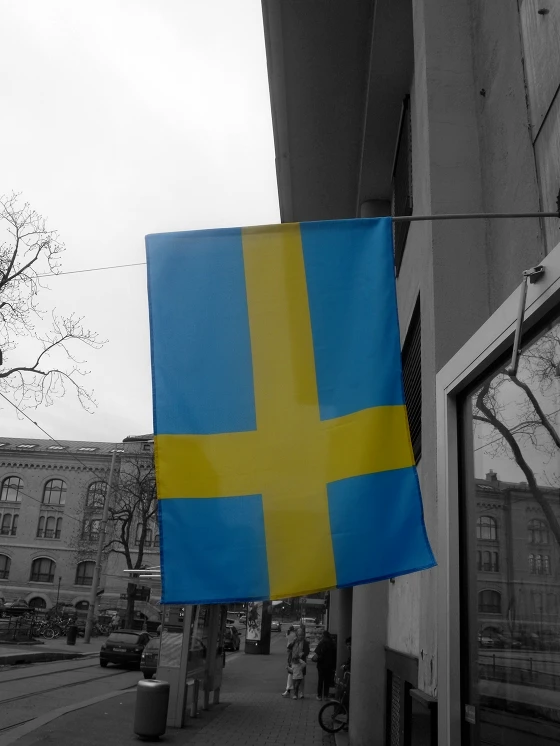 Oslo-based design agency Anti have caused a stir with their black-metal-inspired jeans label Anti Sweden, not least by installing an upside-down Swedish flag in front of their store