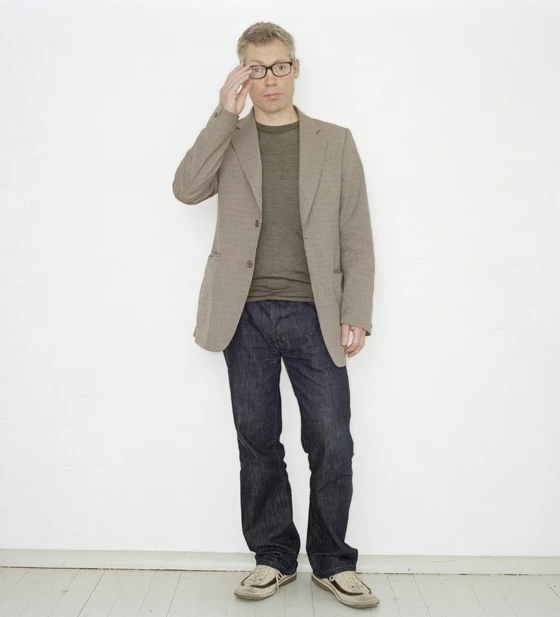 'I don't go out there wearing white suits and shooting my mouth off about things unnecessarily': Paris- and London-based British designer Jasper Morrison; photo 2007, Suki Dhanda
