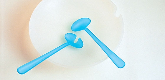 Salatbesteck Sim Saladin, Design Jasper Morrison 1998 ©  Alessi