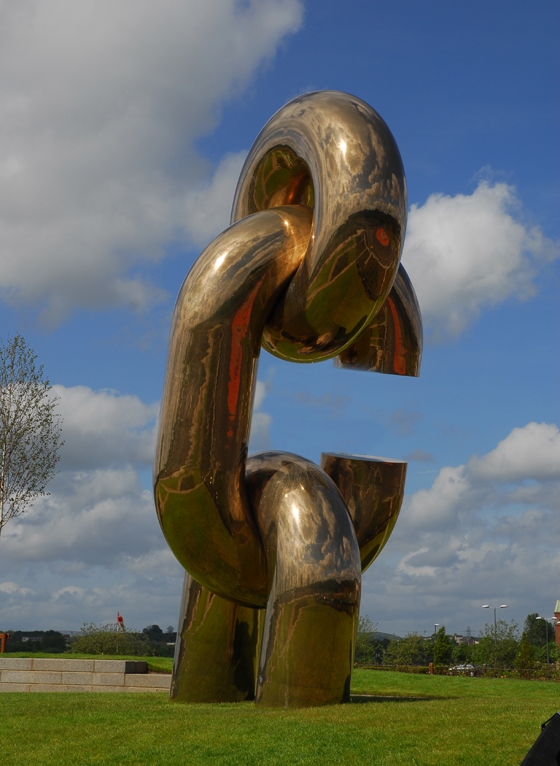 Robb has delivered a number of large-scale artworks for public spaces. 'Change', located in Clydebank, Scotland, was completed in 2009