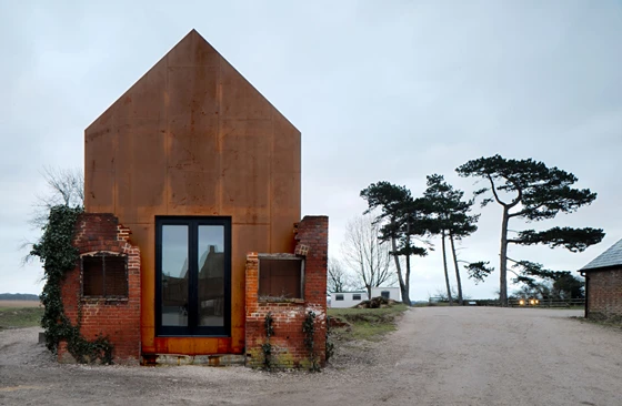 Derelict or abandoned buildings often have a great deal to offer in terms of location and character and should be viewed as opportunities rather than eyesores; Dovecote Studio, post-renovation, photo: Haworth Tompkins