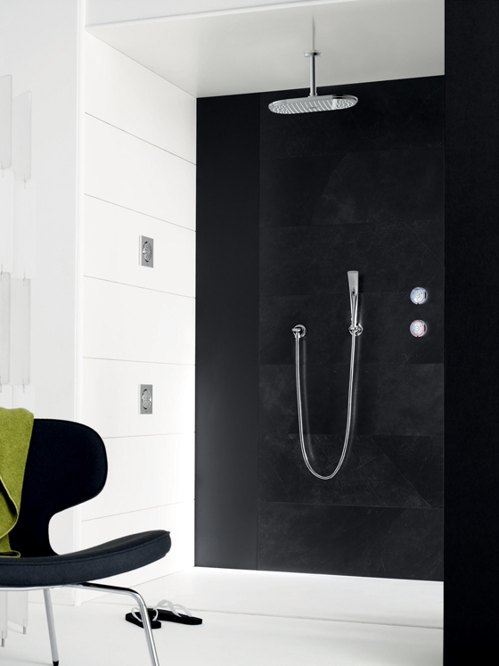 Grohe's new Veris Digital tap and Rainshower Solo Digital shower bring its remarkable remote digital themostatic control to life