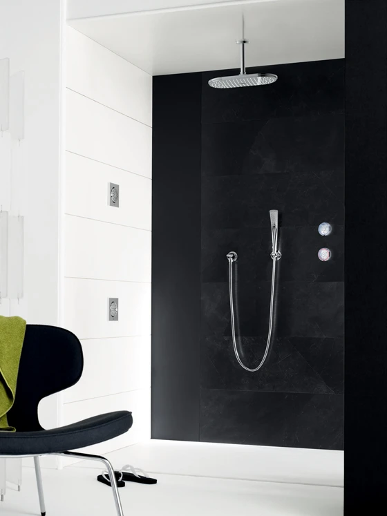 Grohe's new Veris Digital tap and Rainshower Solo Digital shower bring its remarkable remote digital themostatic control to life