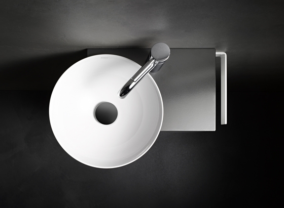 Designed by German studio Busalt Design, 'Insert', manufactured by Alape, is a wash-stand ensemble devised specifically for tighter spaces