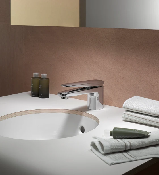Milan-based designer Matteo Thun was commissioned to design a new collection for Dornbracht, entitled 'Gentle'