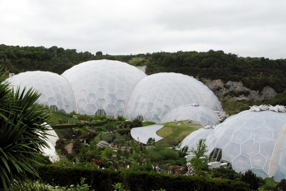 Cornwall, UK: almost two million people visited the Eden Project's biomes in their first year of opening