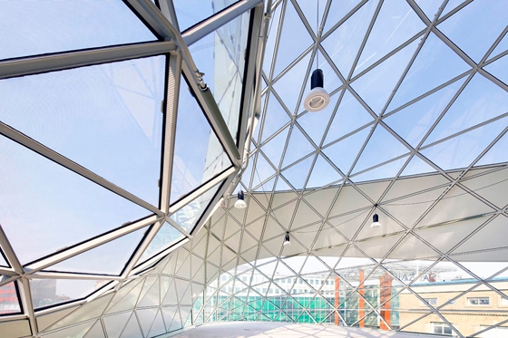 The complexity of the surfaces and interior spaces requires detailed planning, using modelling software to create practical spaces; photo Rob H’art