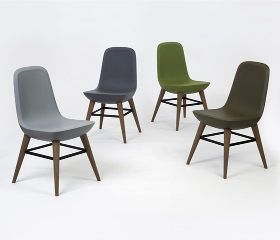 'Pebble', Benjamin Hubert's rotational-moulded chair for Devorm
