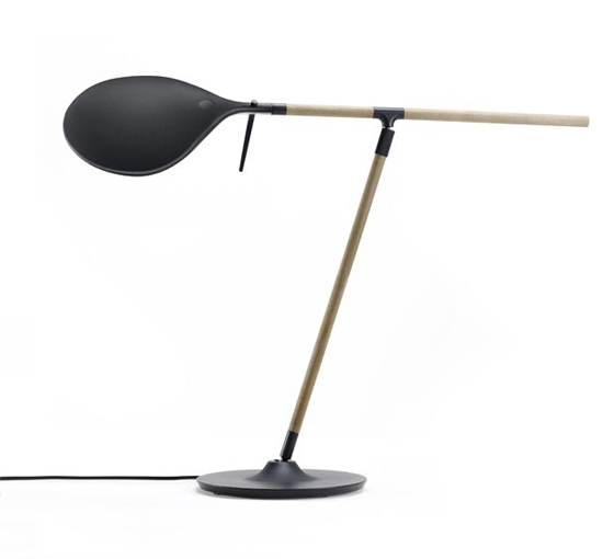 Hubert's new 'Paddle' lamp for Fabbian, which will be shown at Euroluce during the Milan Furniture Fair