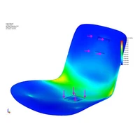 Strength and deflection analysis of shell for Poul Kjaerholm's 'PK8' chair