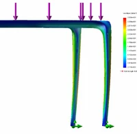 Strength and deflection analysis for Jakob Wagner's 'Link' table