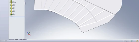 CAD drawings for Jörg Boner's 'Wogg 42' armchair