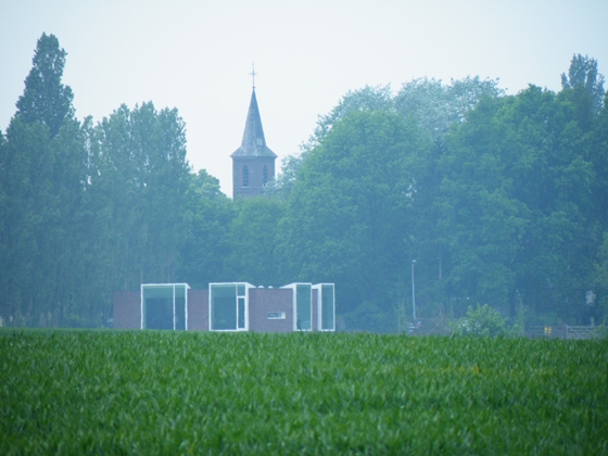 The tradition of brick buildings in Belgium influenced Atelier Vens Vanbelle's choice of material for this notary office in the village of Horebeke; photo: Atelier Vens Vanbelle