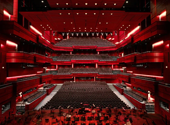 The main auditorium at the Harpa Concert & Conference Centre; photo © Osbjørn Jacobsen