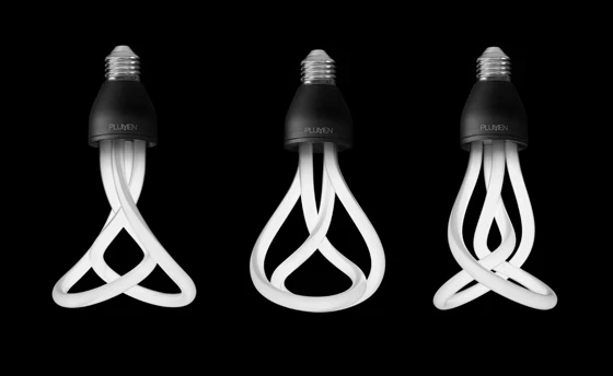 The 'Plumen 001', with its emphasis on virtuosity of form, makes the low-energy light bulb work as hard aesthetically as it does environmentally; Andrew Penketh