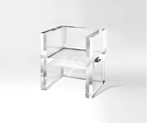 The Invisibles Light, Kartell, Designer Tokujin Yoshioka, 2011, transparent thermoplastic  technopolymer