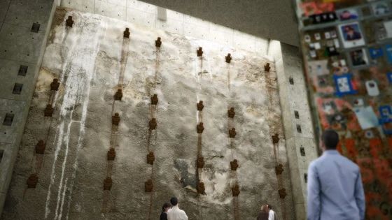Parts of the 9/11 Memorial Museum are artifacts themselves. The so-called ''slurry wall,'' was built to hold back flood waters of the Hudson.